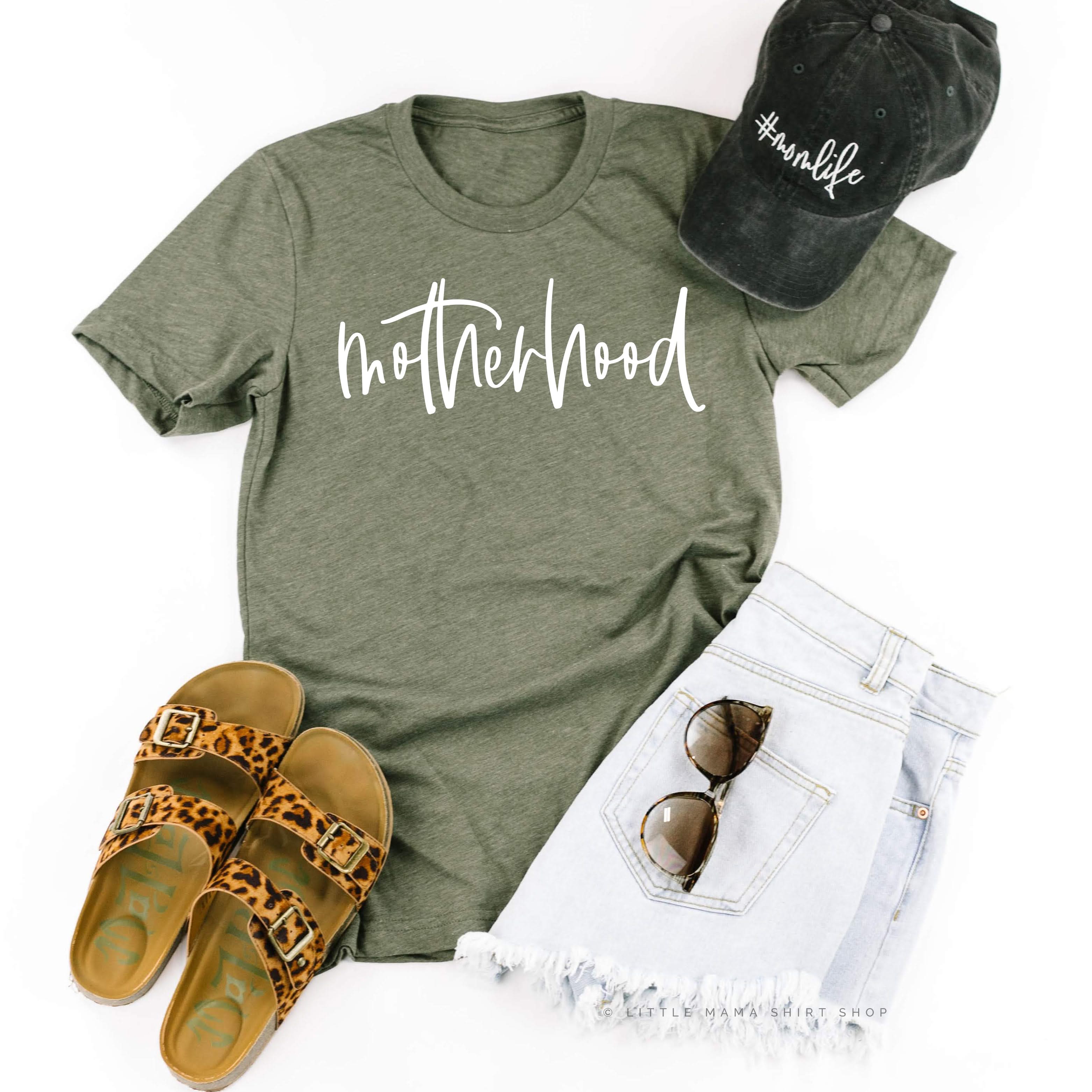 Motherhood - Unisex Tee Little Mama Shirt Shop