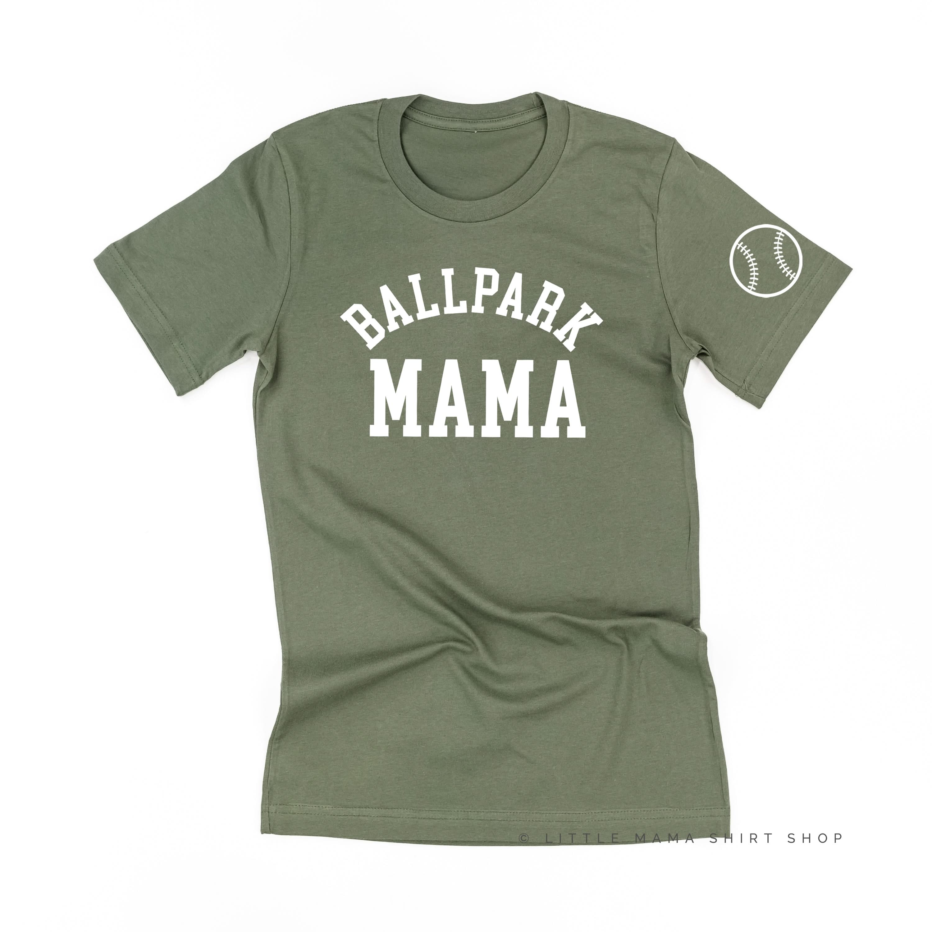 Ballpark Mama (sd) - Unisex Tee Little Mama Shirt Shop