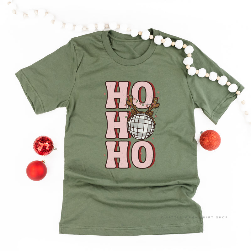 Ho Ho Ho - Disco Ball - Unisex Tee