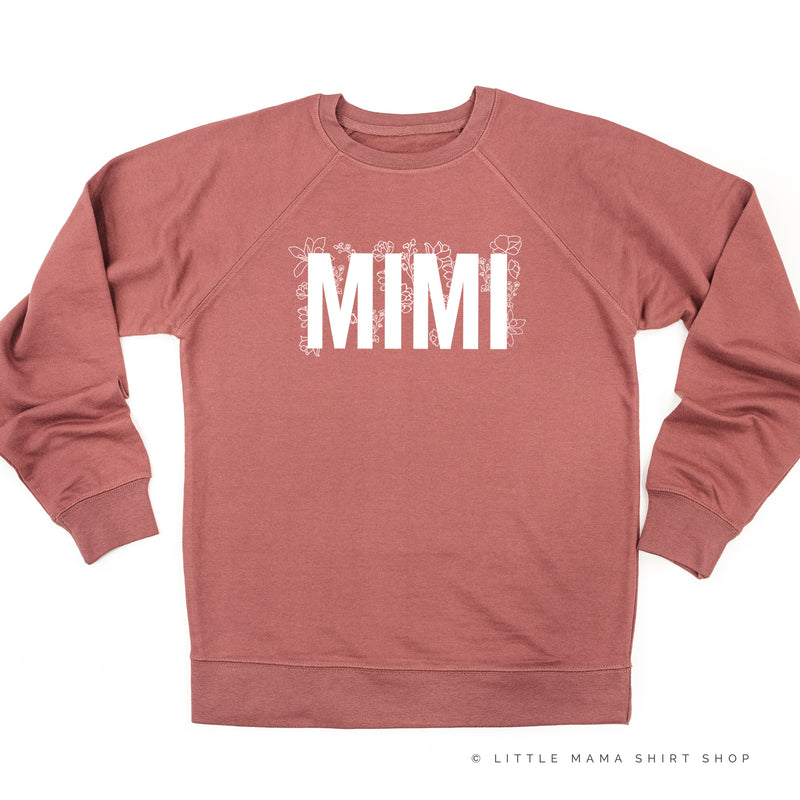 MIMI - Floral - Lightweight Pullover Sweater