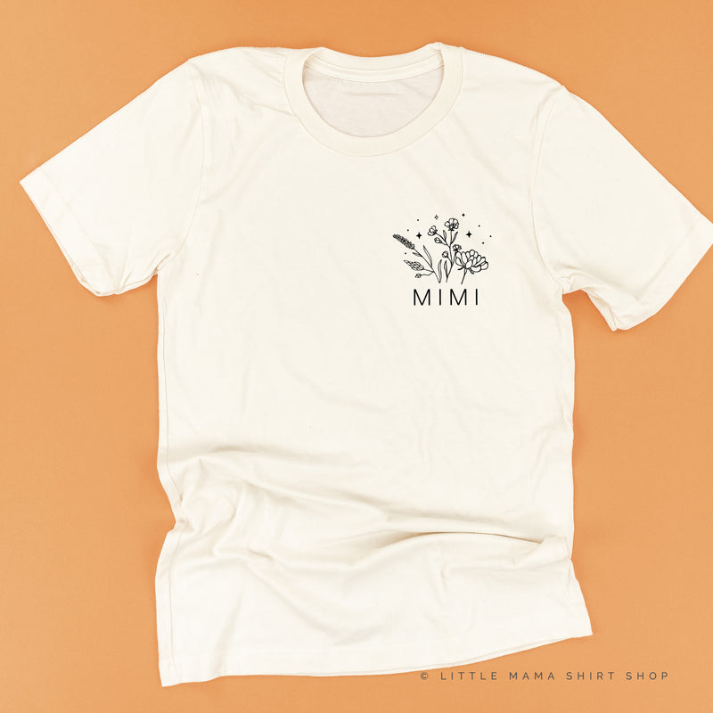 MIMI - Bouquet - Pocket Size ﻿- Unisex Tee