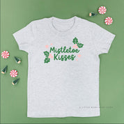 Mistletoe Kisses - Child Tee Little Mama Shirt Shop