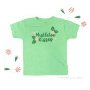 Mistletoe Kisses - Child Tee Little Mama Shirt Shop