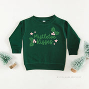 Mistletoe Kisses - Child Sweater Little Mama Shirt Shop