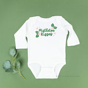 Mistletoe Kisses - Child LONG SLEEVE Tee Little Mama Shirt Shop