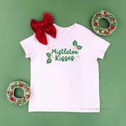 Mistletoe Kisses - Child Tee Little Mama Shirt Shop