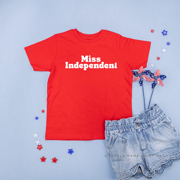 MISS INDEPENDENT - Short Sleeve Child Shirt