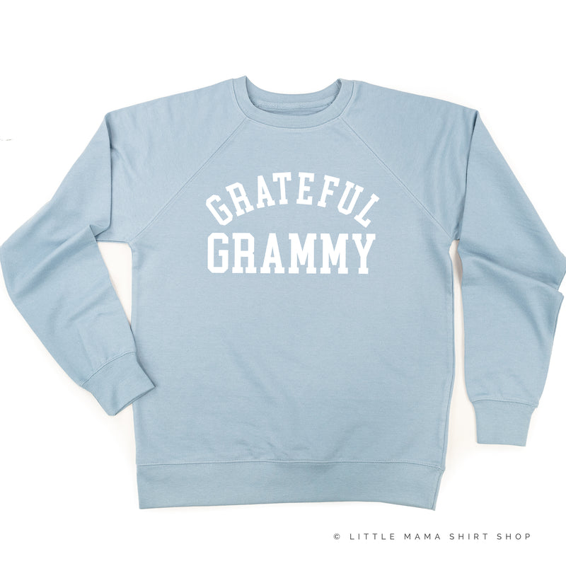 Grateful Grammy - (Varsity) - Lightweight Pullover Sweater