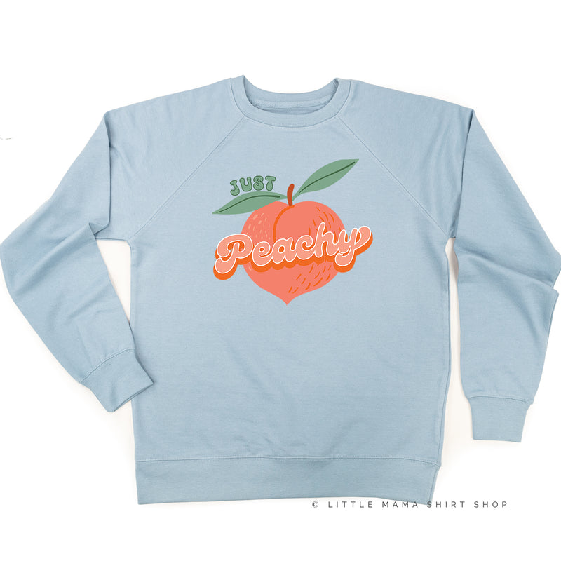 Just Peachy - Lightweight Pullover Sweater