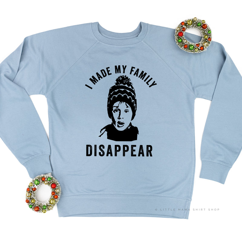 I Made My Family Disappear - Lightweight Pullover Sweater