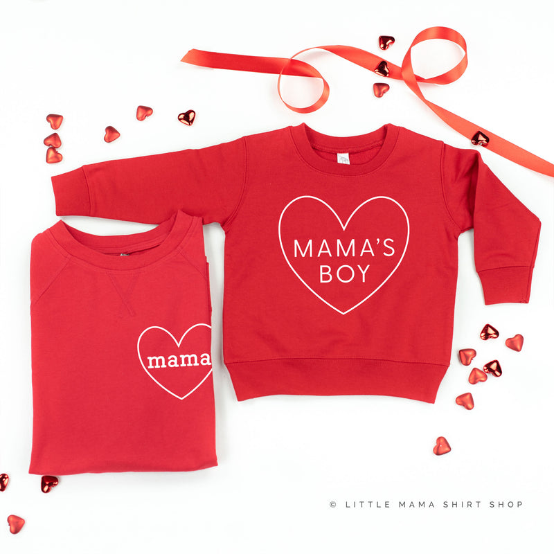 Mama/Mama's Boy (Heart Around) - Set of 2 Sweaters