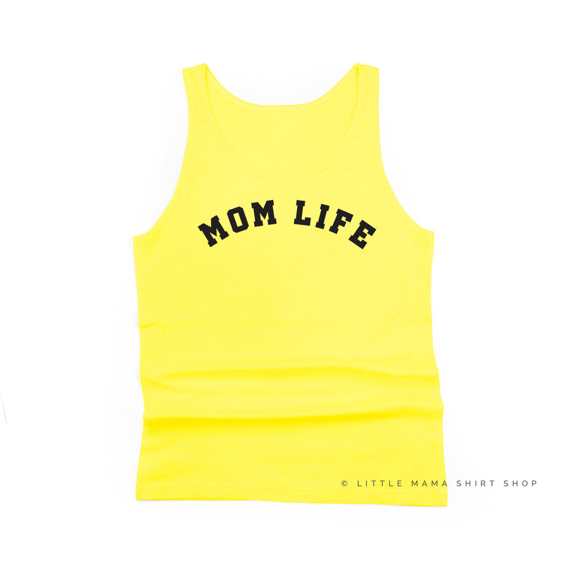 MOM LIFE - VARSITY - Unisex Jersey Tank