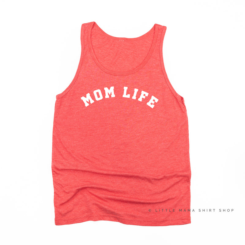 MOM LIFE - VARSITY - Unisex Jersey Tank