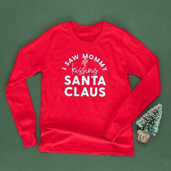 I Saw Mommy Kissing Santa Claus - Child LONG SLEEVE Tee