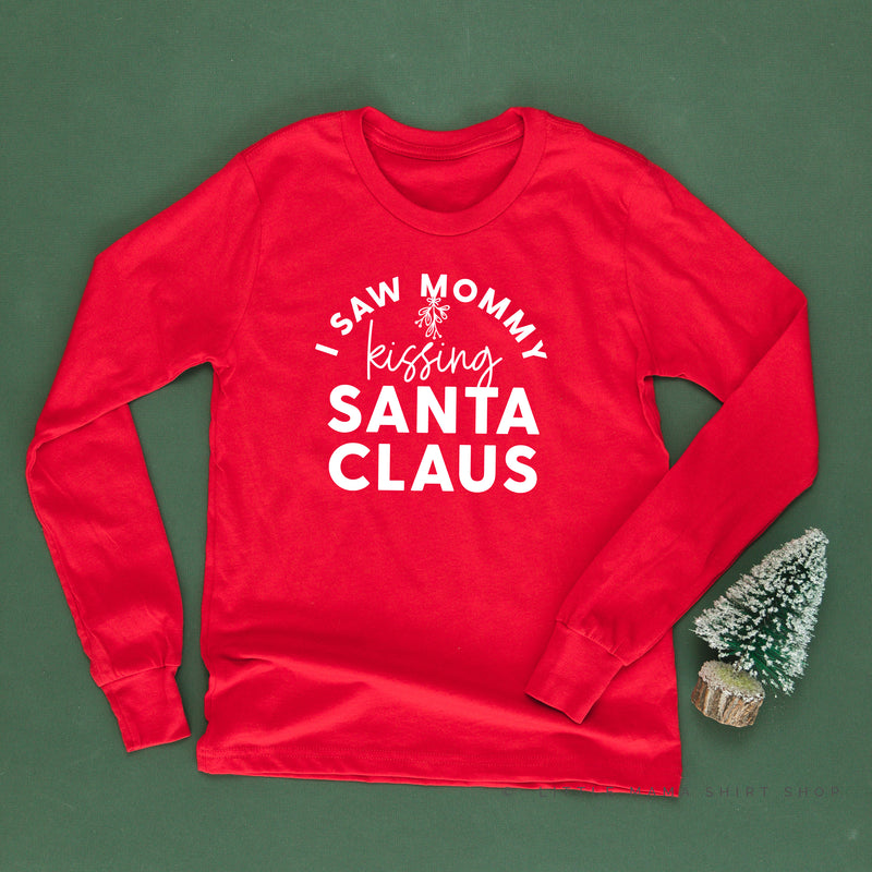 I Saw Mommy Kissing Santa Claus - Child LONG SLEEVE Tee