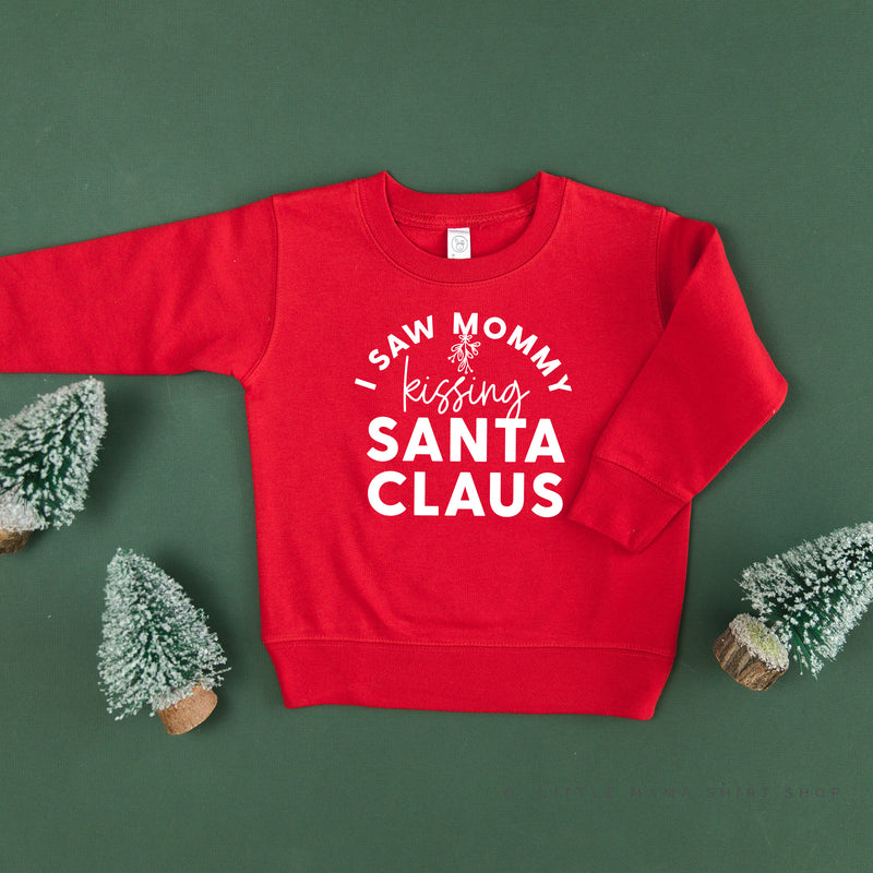 I Saw Mommy Kissing Santa Claus - Child Sweater