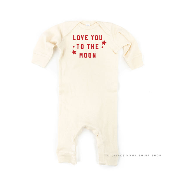 LOVE YOU TO THE MOON - One Piece Baby Sleeper