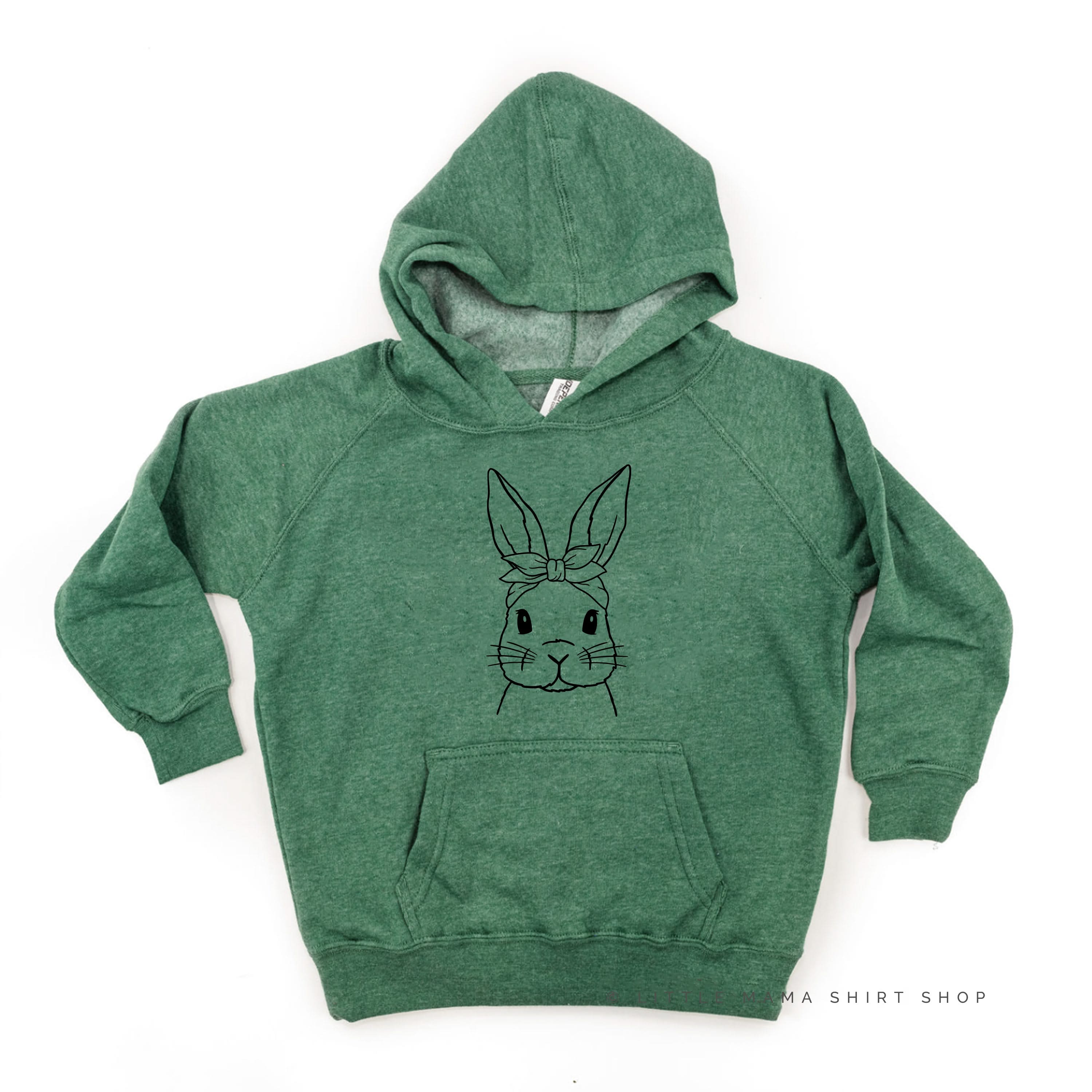 Sassy Bunny - Child HOODIE Little Mama Shirt Shop LLC