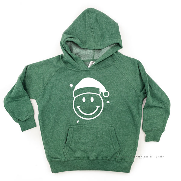 Santa Hat - Smiley Face - Child HOODIE