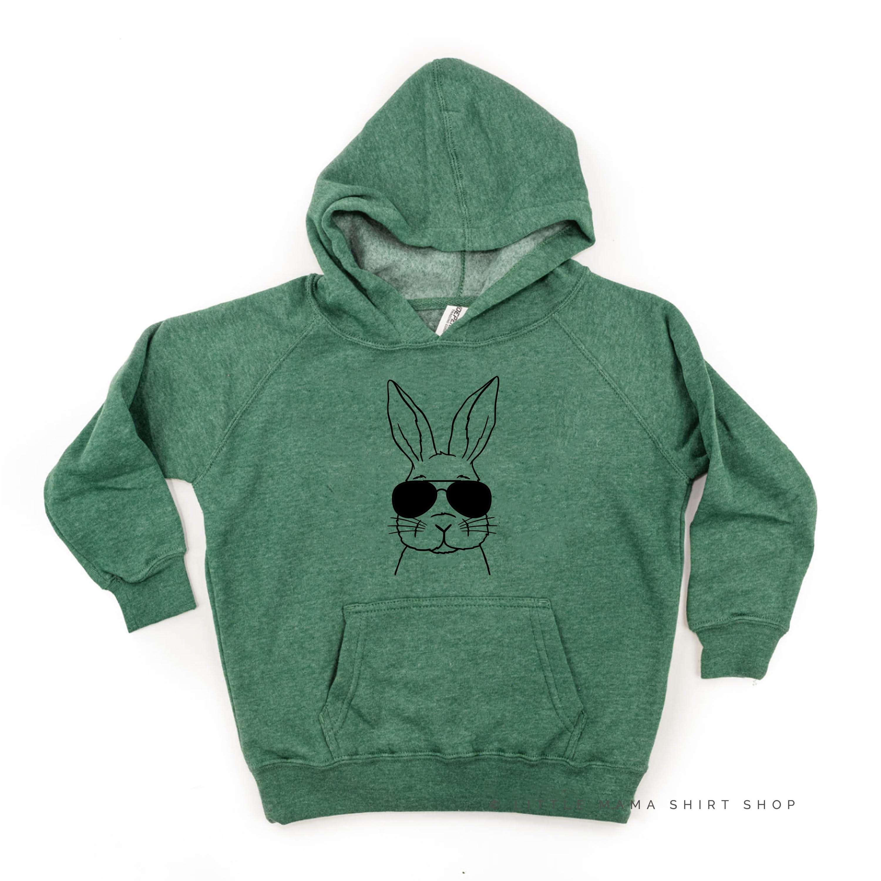 Cool Bunny - Child HOODIE Little Mama Shirt Shop LLC