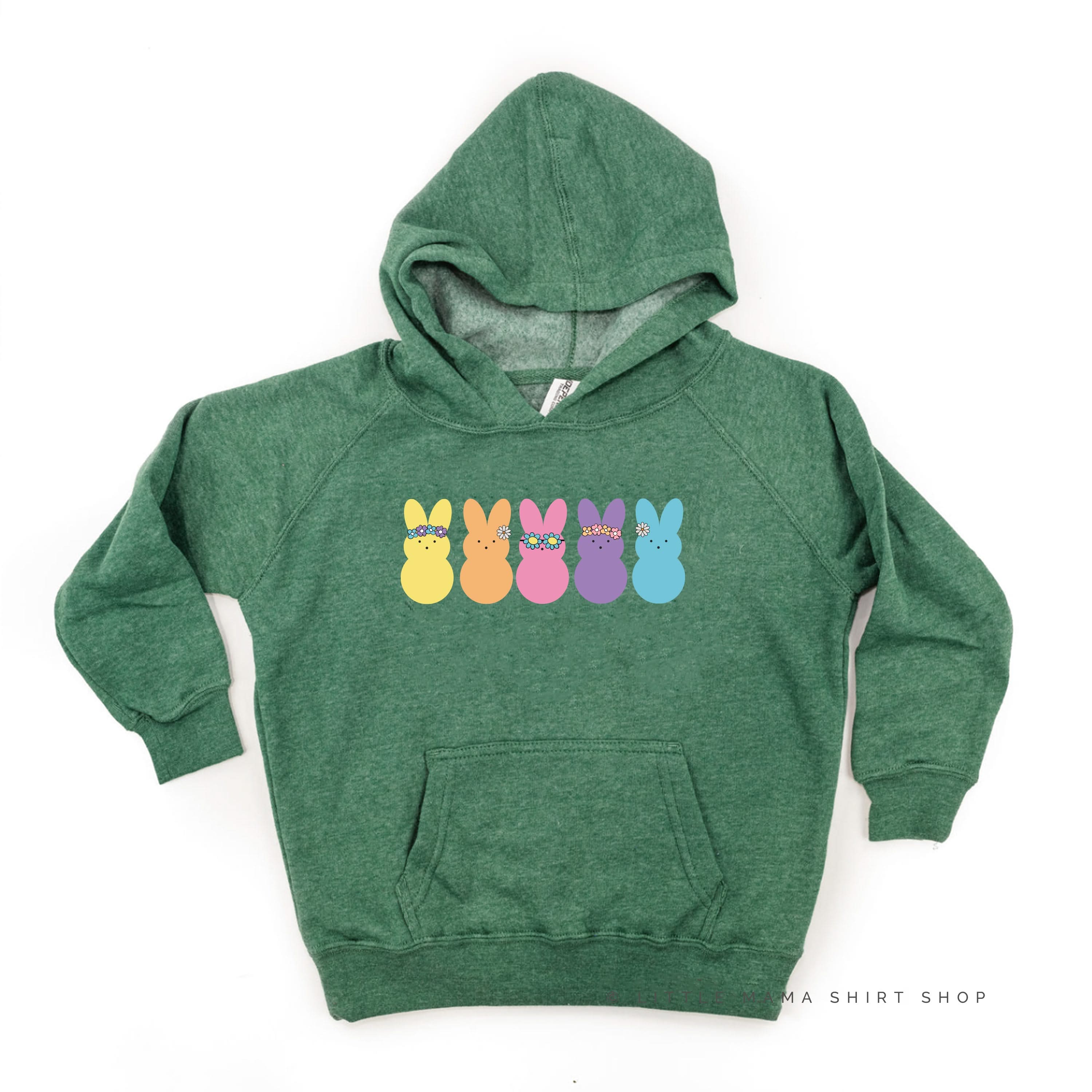 Floral Headband Neon Peeps - Child HOODIE Little Mama Shirt Shop LLC