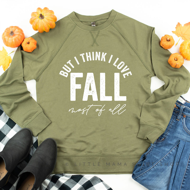 But I Think I Love Fall Most of All - Lightweight Pullover Sweater