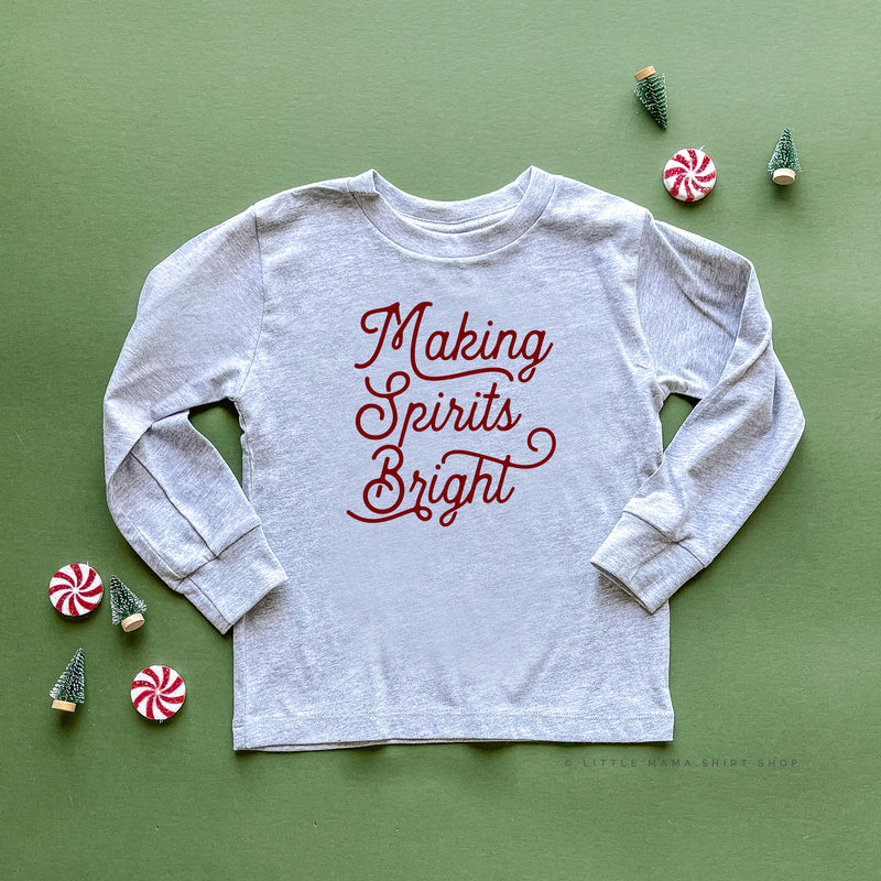 Making Spirits Bright - Child LONG SLEEVE Tee