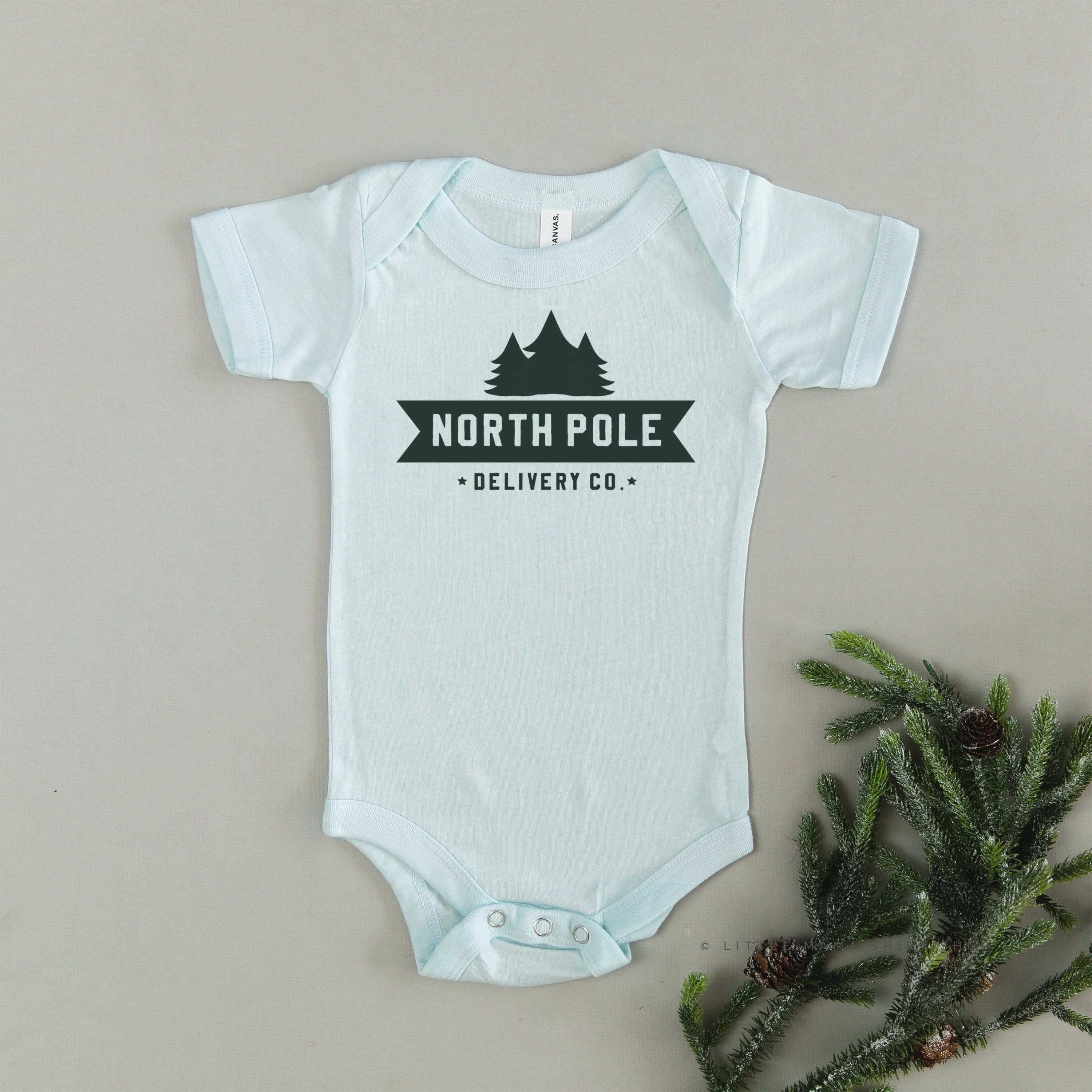 North Pole Delivery Co. - Child Tee Little Mama Shirt Shop