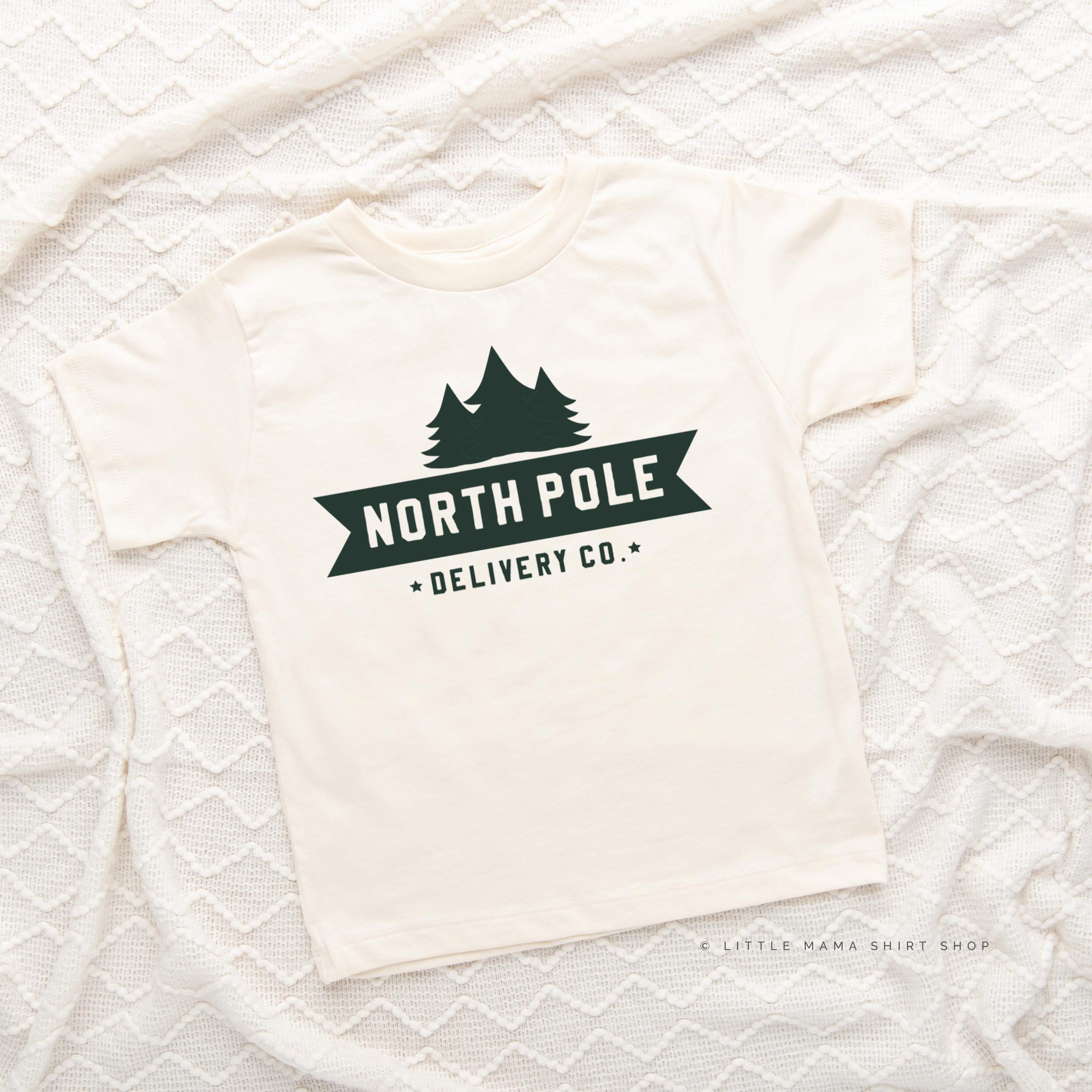 North Pole Delivery Co. - Child Tee Little Mama Shirt Shop