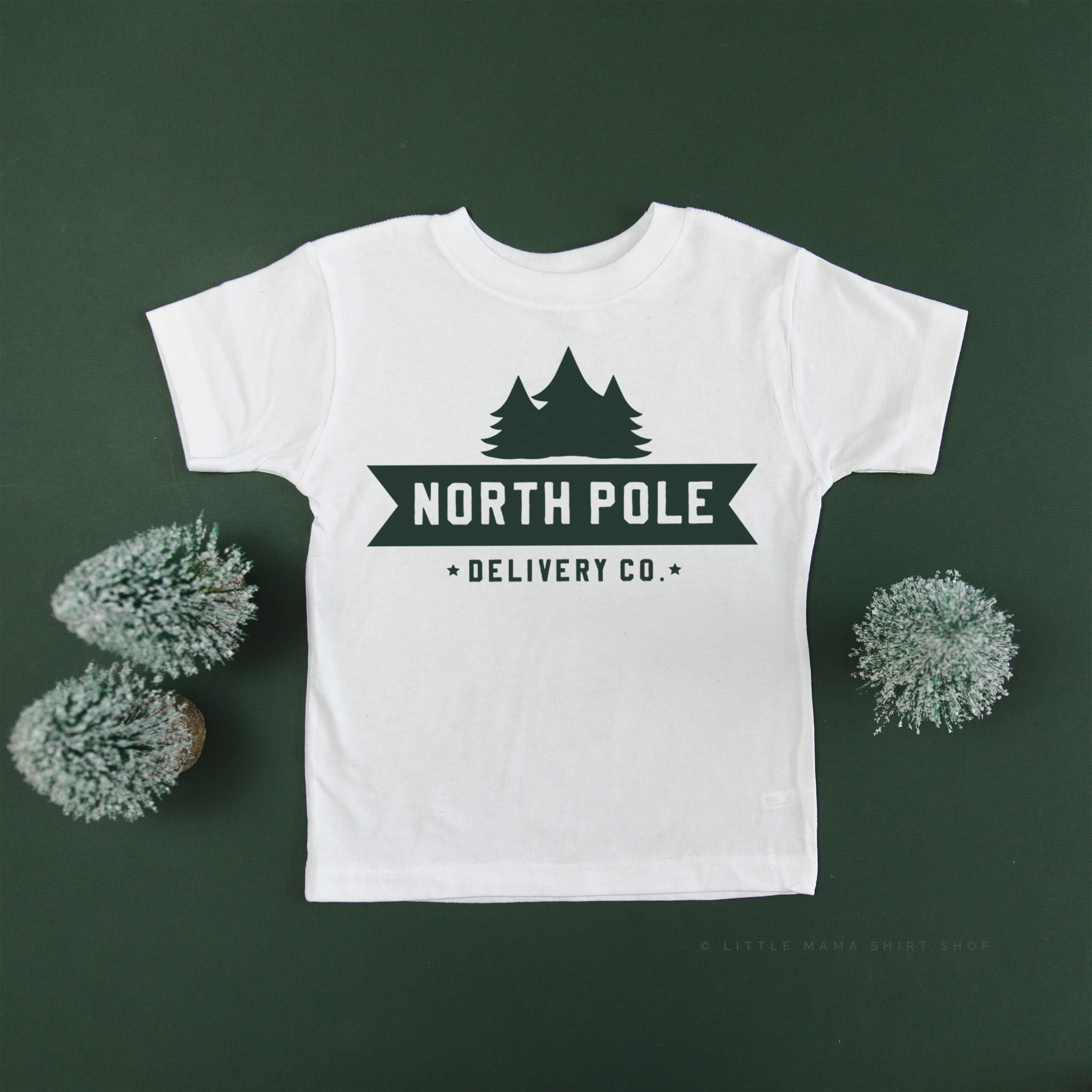 North Pole Delivery Co. - Child Tee Little Mama Shirt Shop
