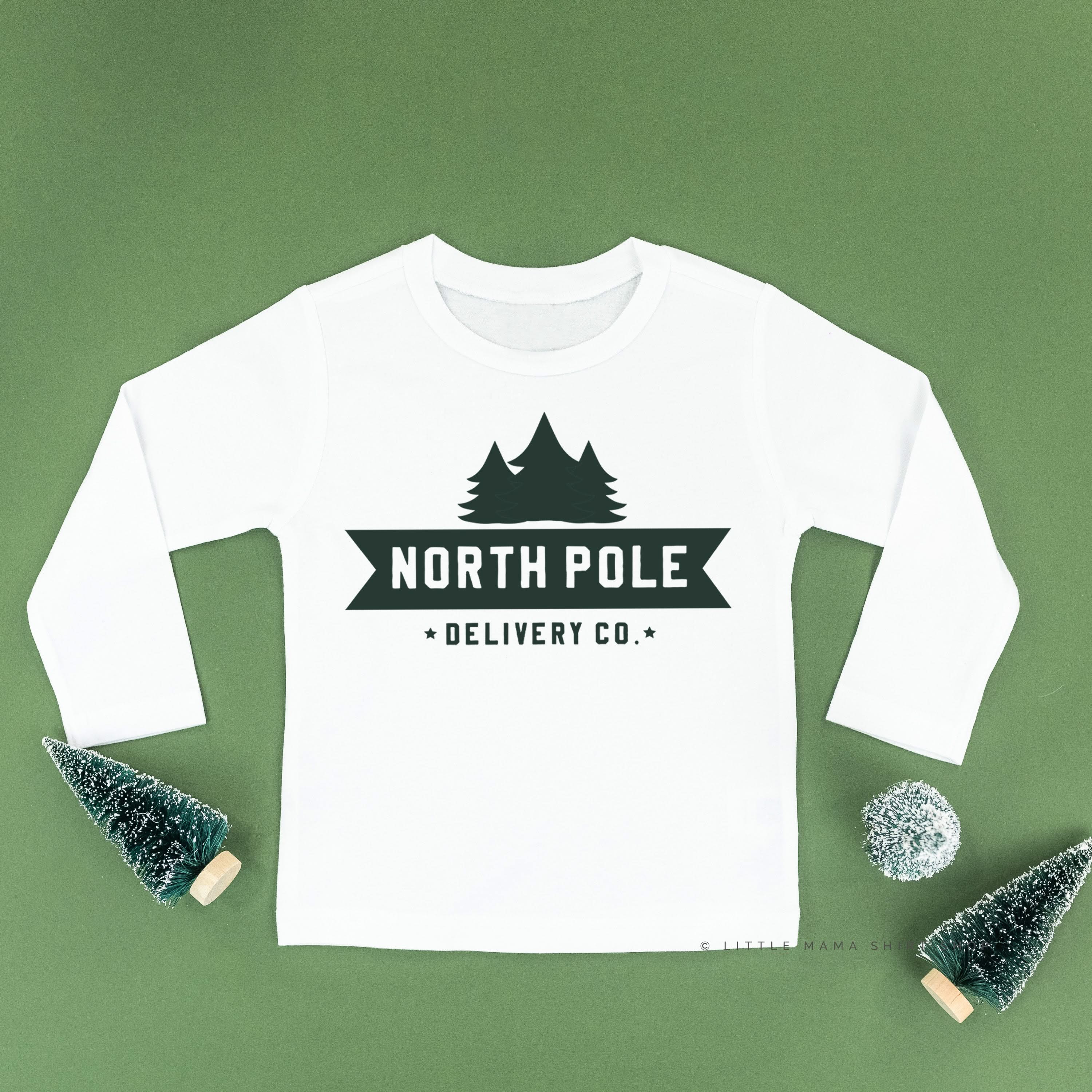 North Pole Delivery Co. - Child LONG SLEEVE Tee Little Mama Shirt Shop