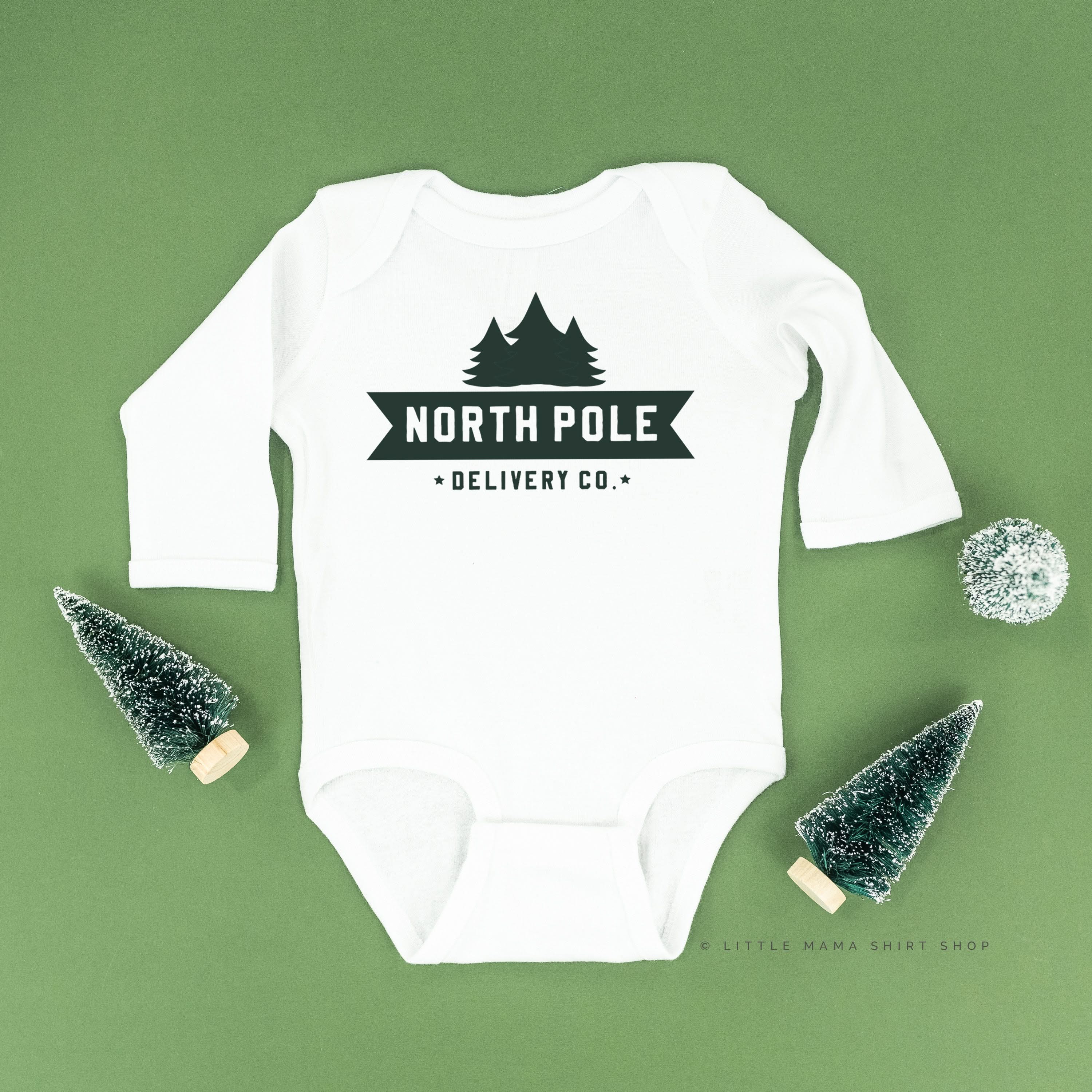 North Pole Delivery Co. - Child LONG SLEEVE Tee Little Mama Shirt Shop