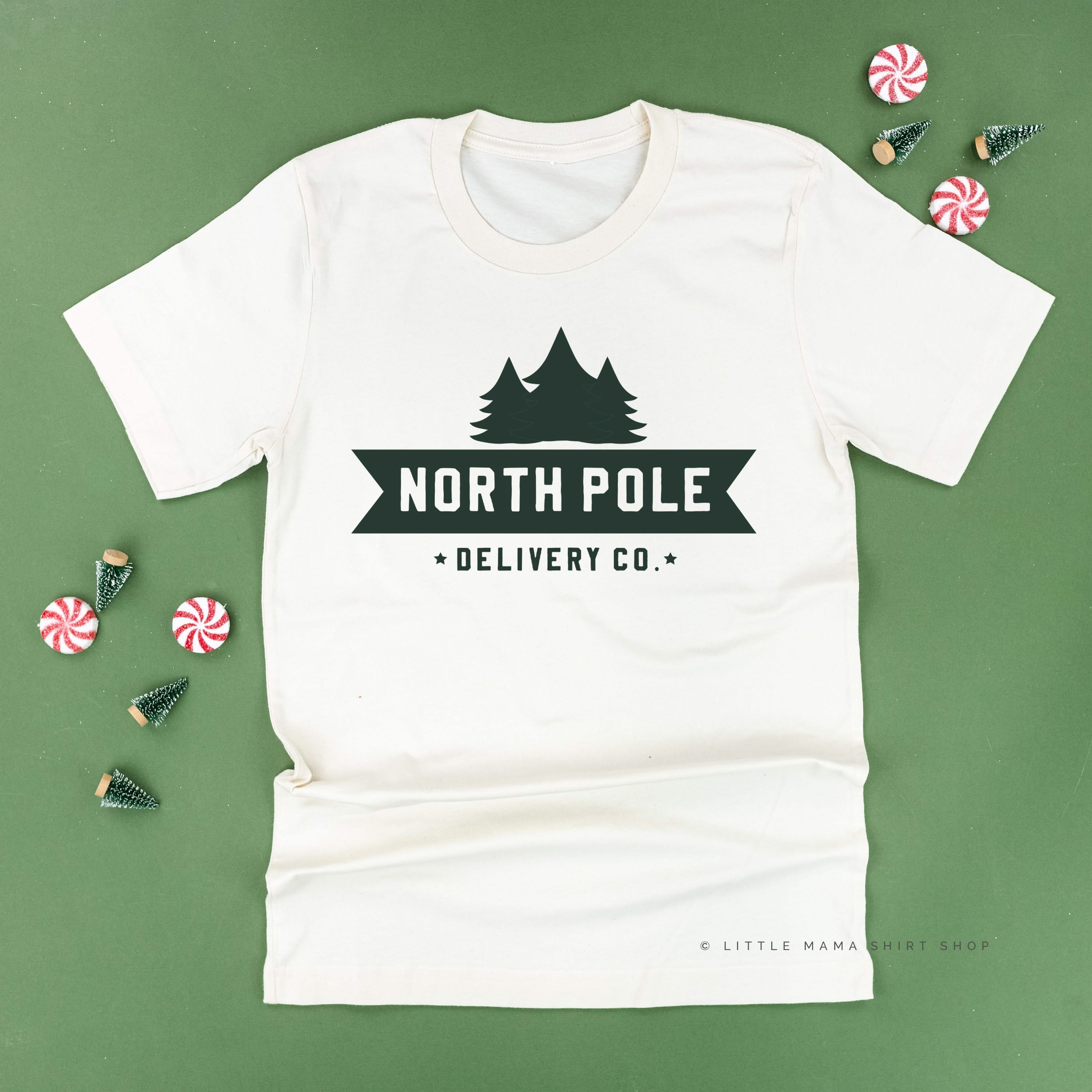 North Pole Delivery Co. - Unisex Tee Little Mama Shirt Shop