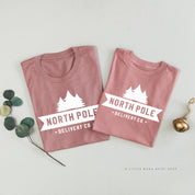North Pole Delivery Co. - Set of 2 Unisex Tees Little Mama Shirt Shop