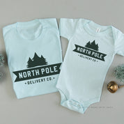 North Pole Delivery Co. - Set of 2 Unisex Tees Little Mama Shirt Shop