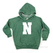VARSITY INITIALS - Child Hoodie Little Mama Shirt Shop LLC