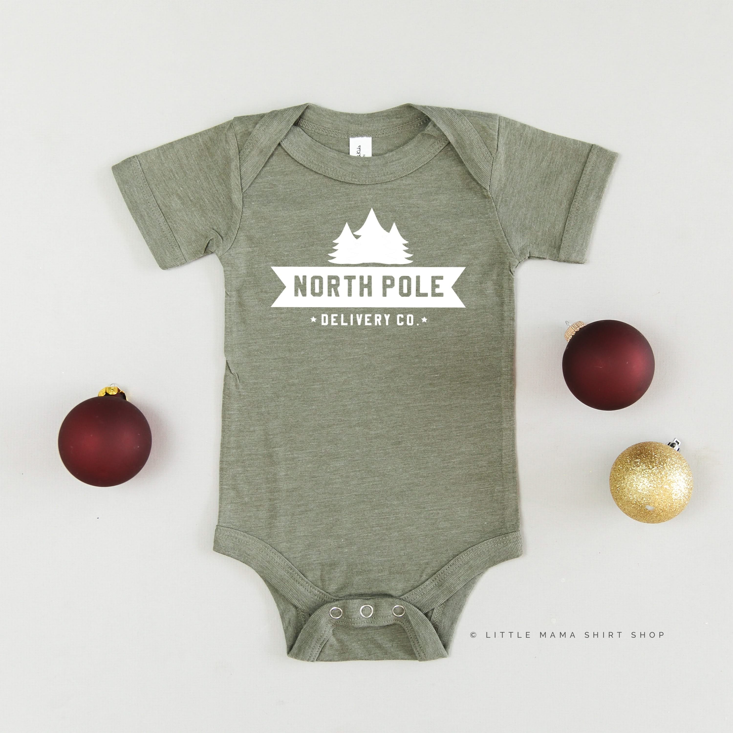 North Pole Delivery Co. - Child Tee Little Mama Shirt Shop