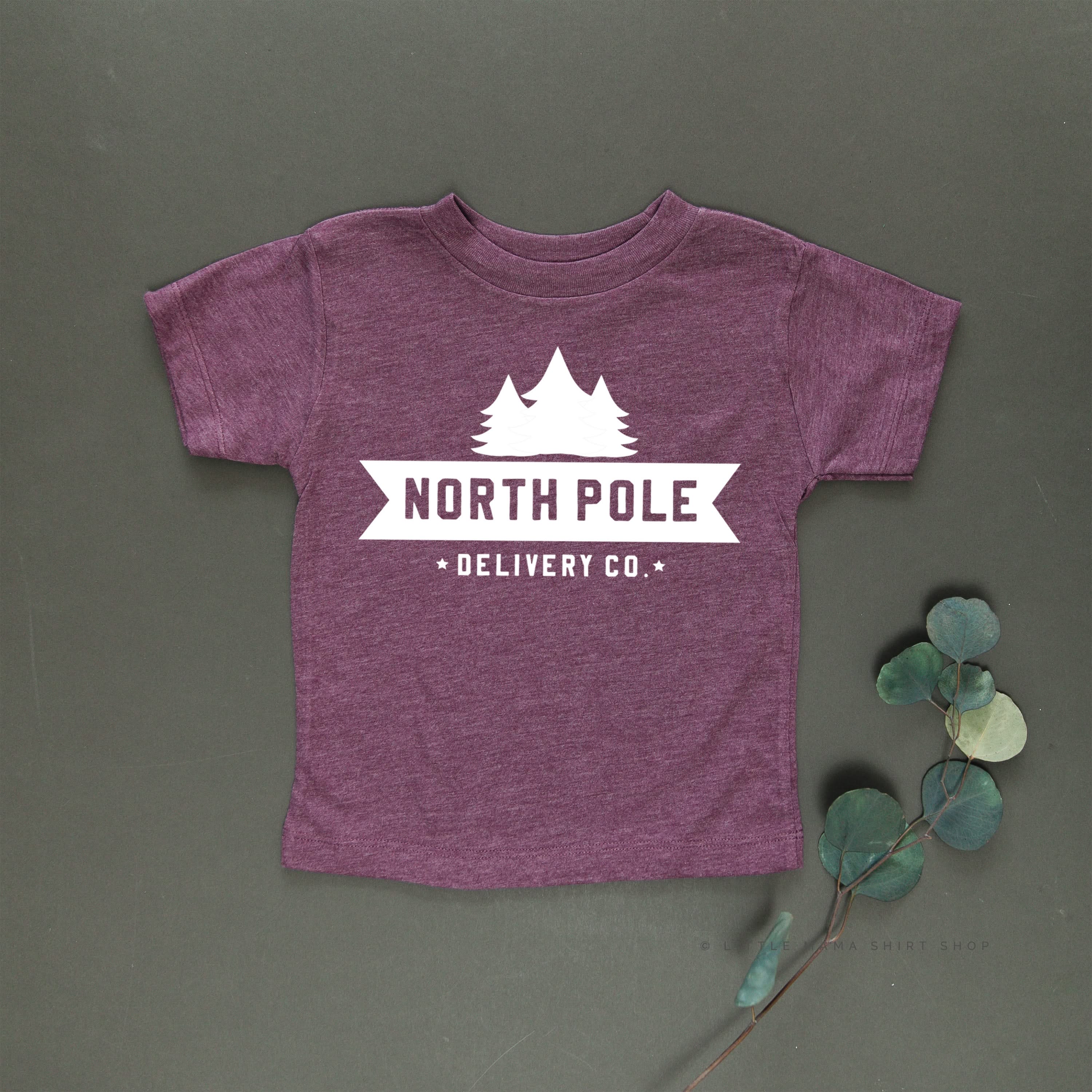 North Pole Delivery Co. - Child Tee Little Mama Shirt Shop