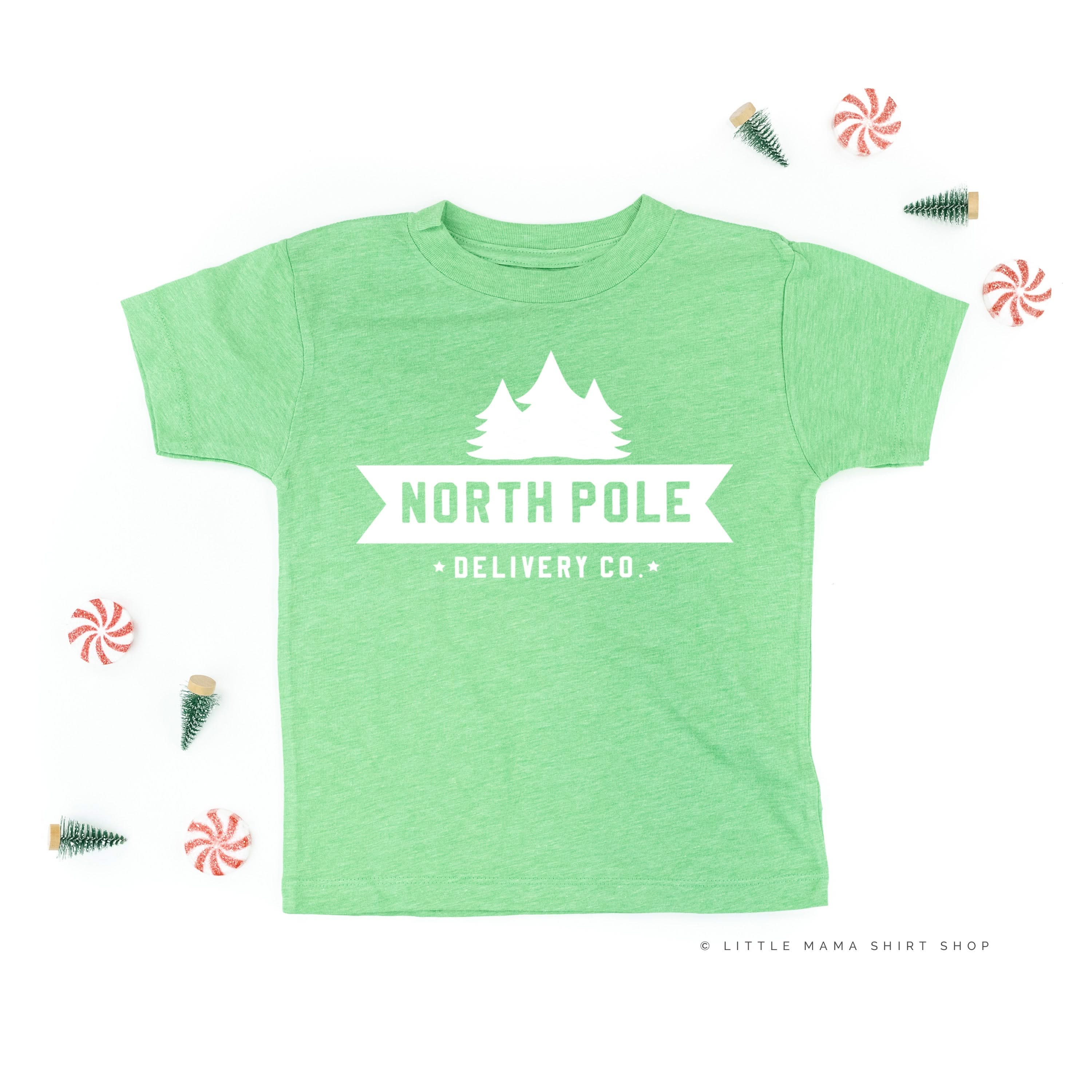 North Pole Delivery Co. - Child Tee Little Mama Shirt Shop