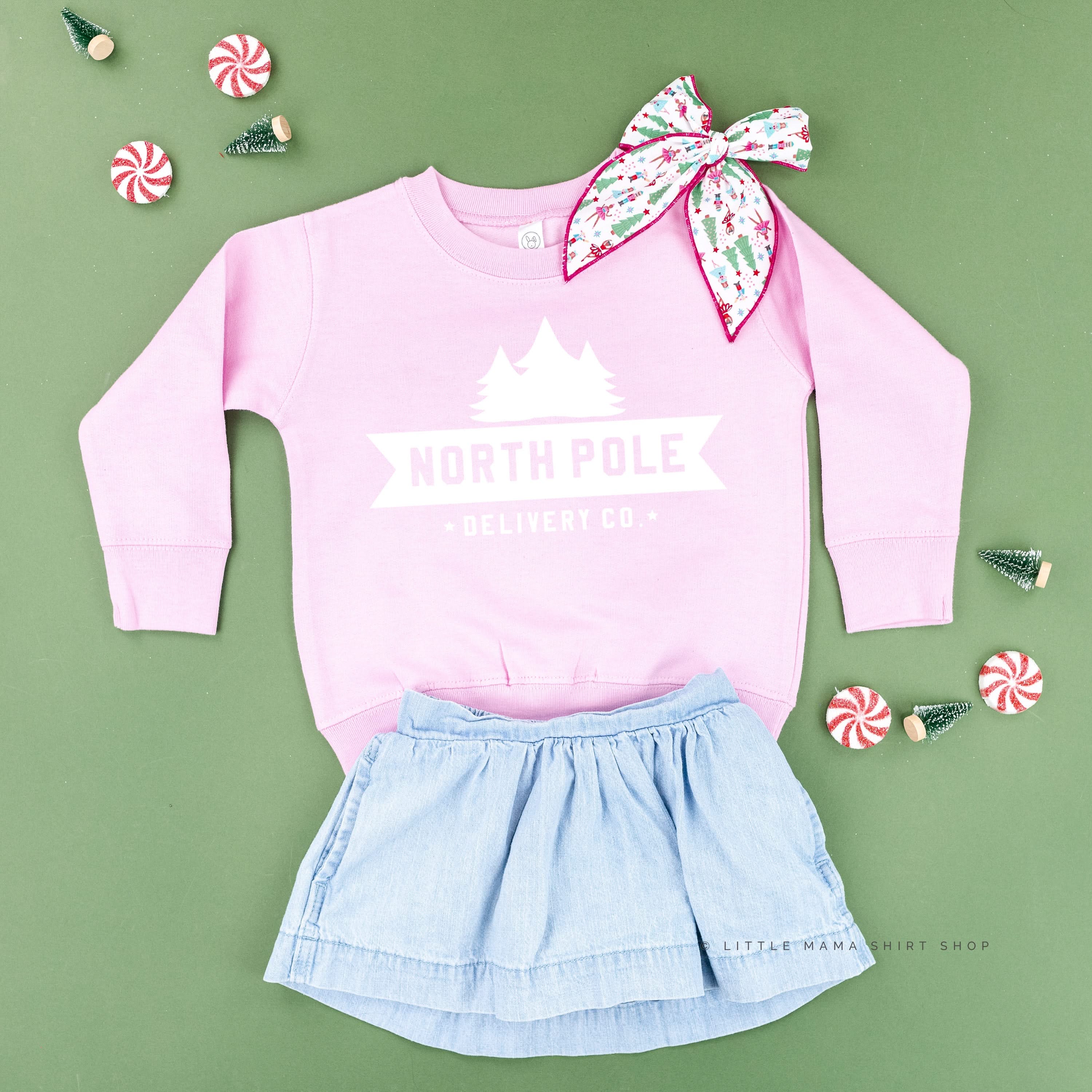 North Pole Delivery Co. - Child Sweater Little Mama Shirt Shop