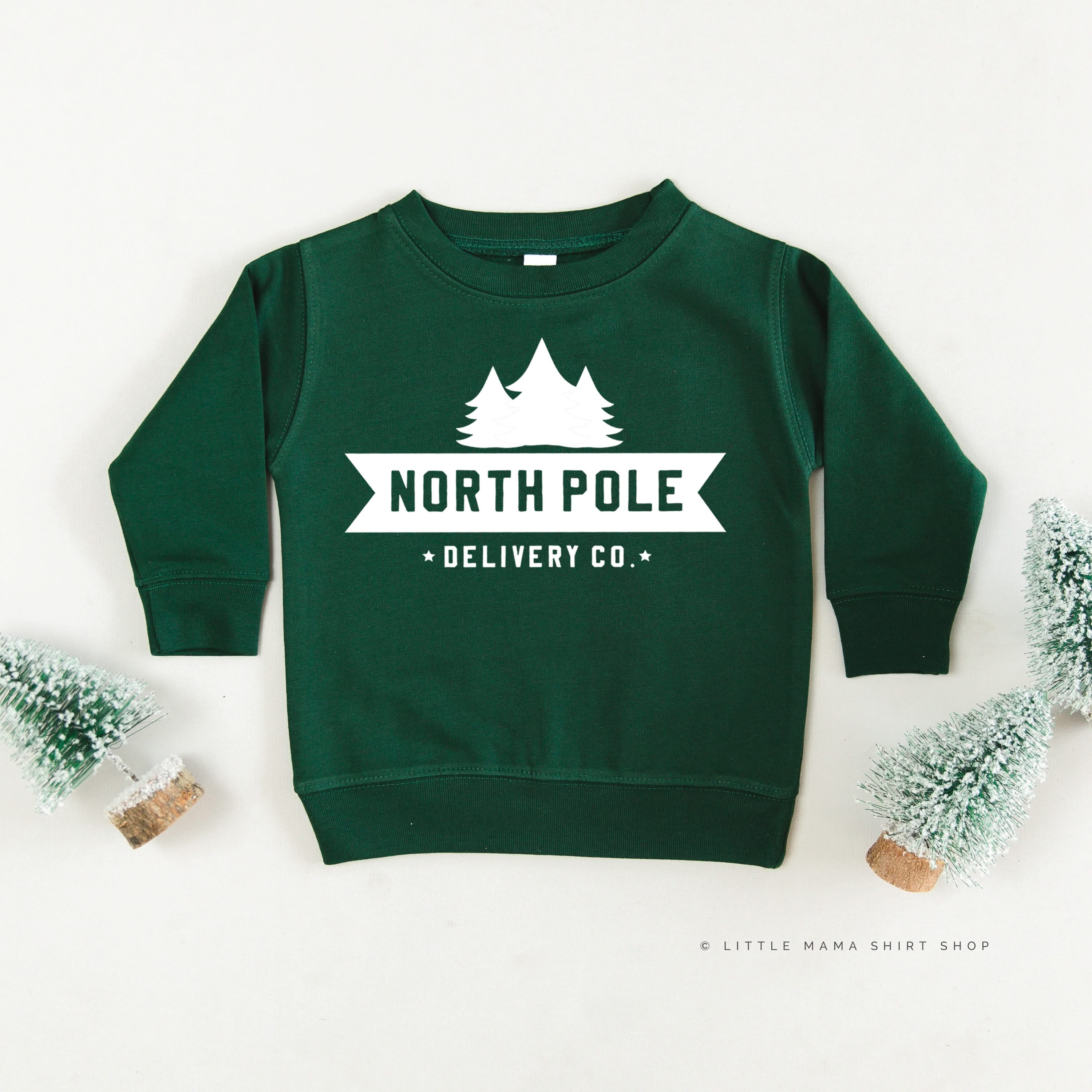 North Pole Delivery Co. - Child Sweater Little Mama Shirt Shop