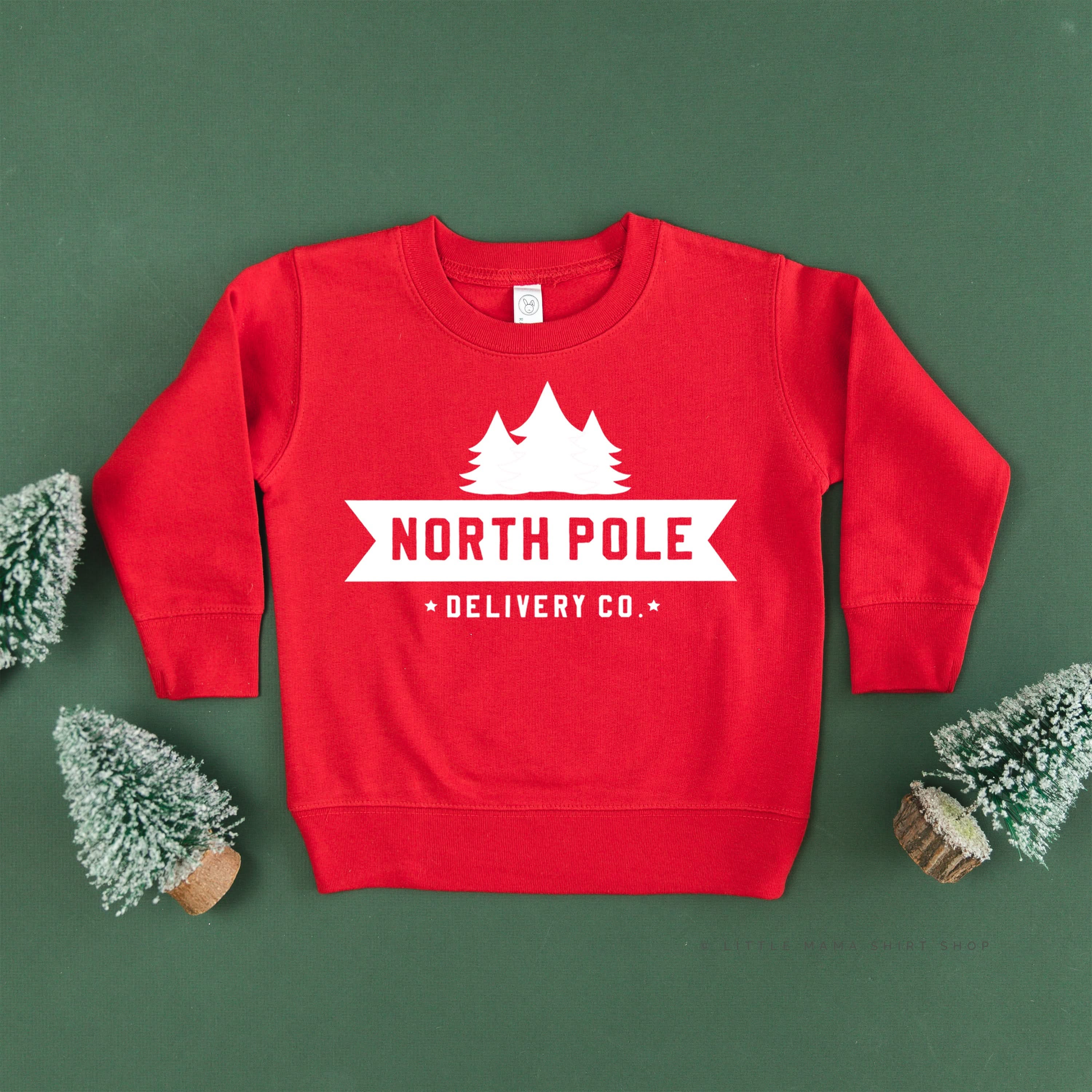 North Pole Delivery Co. - Child Sweater Little Mama Shirt Shop