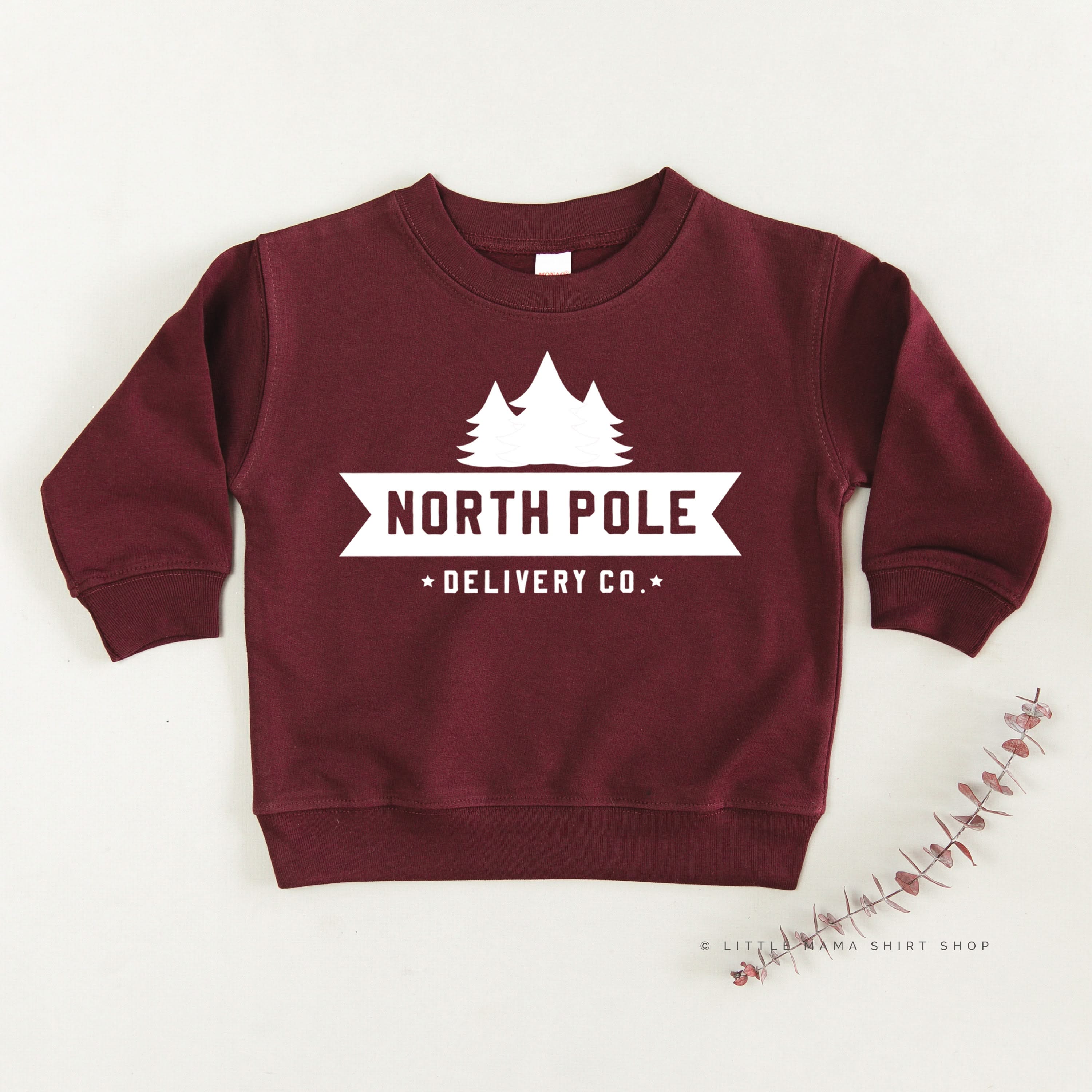 North Pole Delivery Co. - Child Sweater Little Mama Shirt Shop