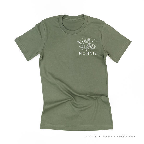NONNIE - Bouquet - Pocket Size ﻿- Unisex Tee