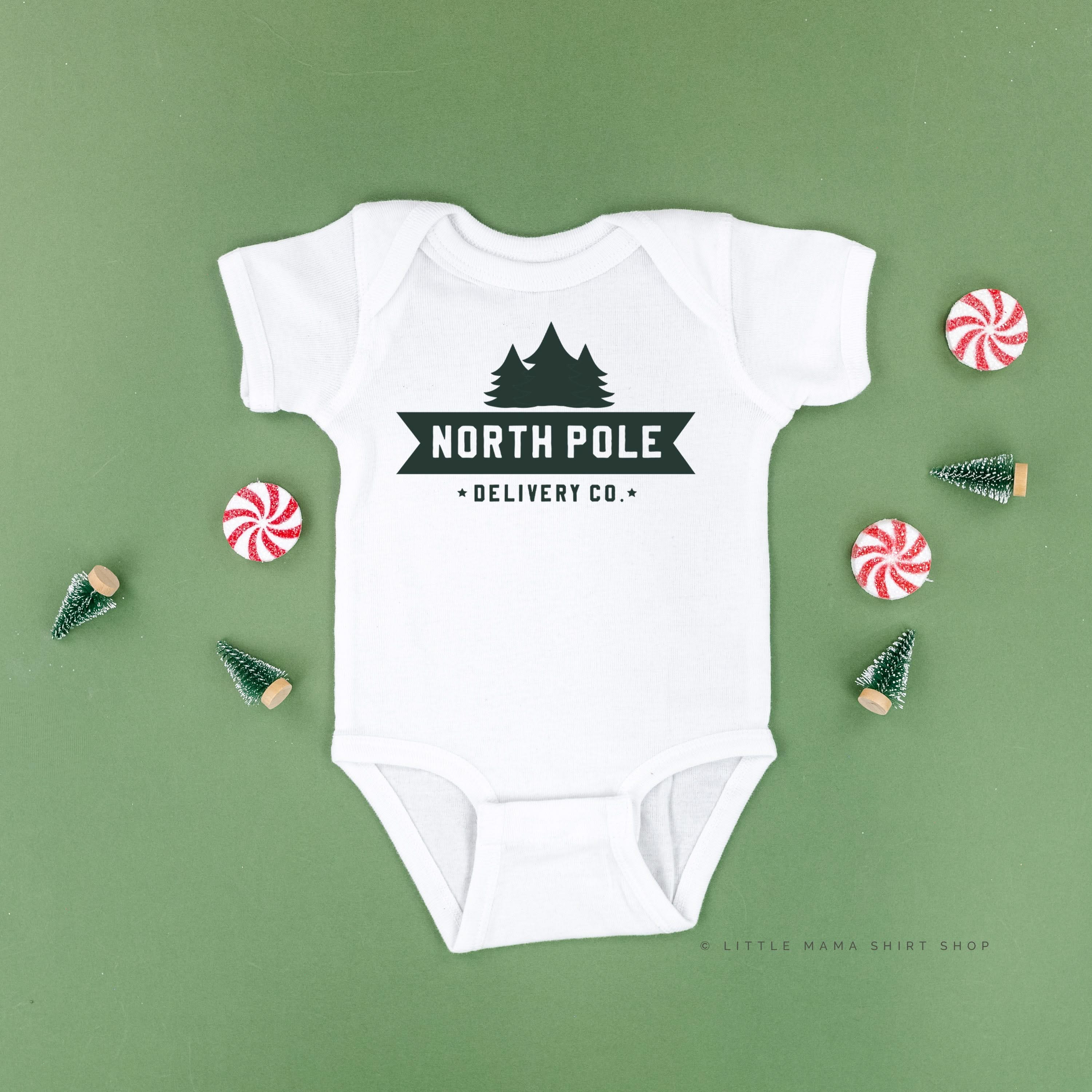 North Pole Delivery Co. - Child Tee Little Mama Shirt Shop