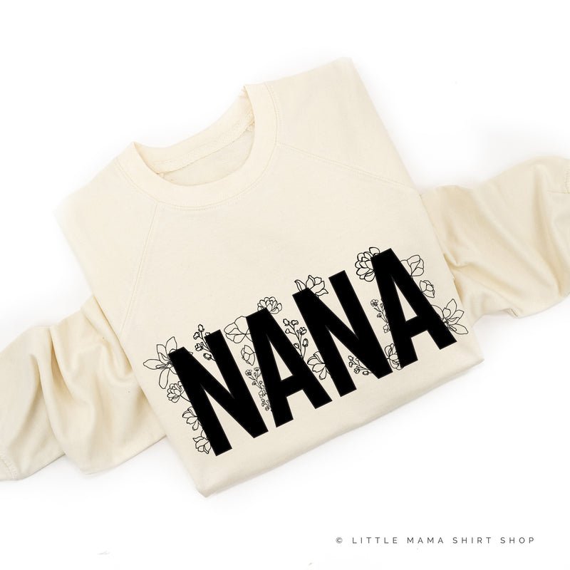 NANA - Floral - Lightweight Pullover Sweater