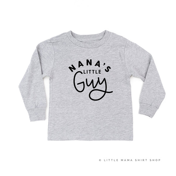 Nana's Little Guy - Long Sleeve Child Shirt
