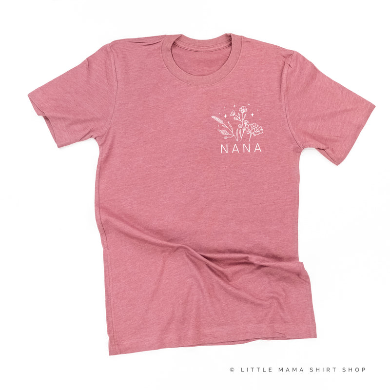 NANA - Bouquet - Pocket Size ﻿- Unisex Tee