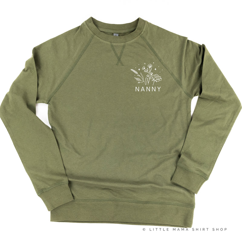 NANNY - Bouquet - Pocket Size ﻿- Lightweight Pullover Sweater