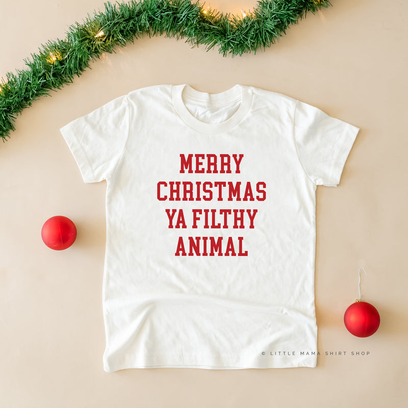 Merry Christmas Ya Filthy Animal - Child Tee